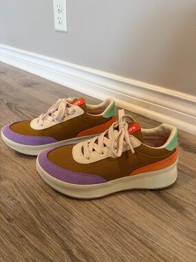 Sorel Women's Multicolor Casual Athletic Sneakers - Brown, Purple, Orange, Mint